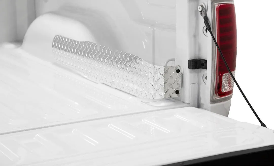 60070 – ACCESS Cargo Organizer, Truck Bed Silver Galvanized Aluminum Smooth Two 6 Inch Tall Pockets